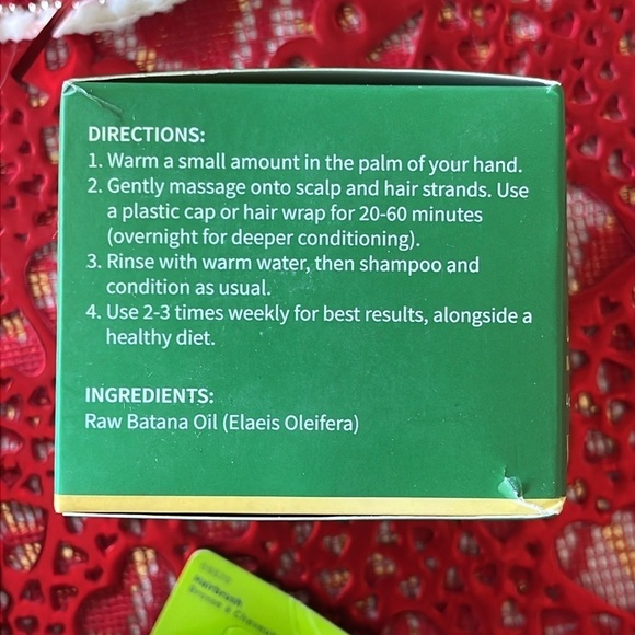 Brand New Raw Batana Oil & Strengthening Shampoo Set w/ Goody Detangling Brush - Picture 7 of 13